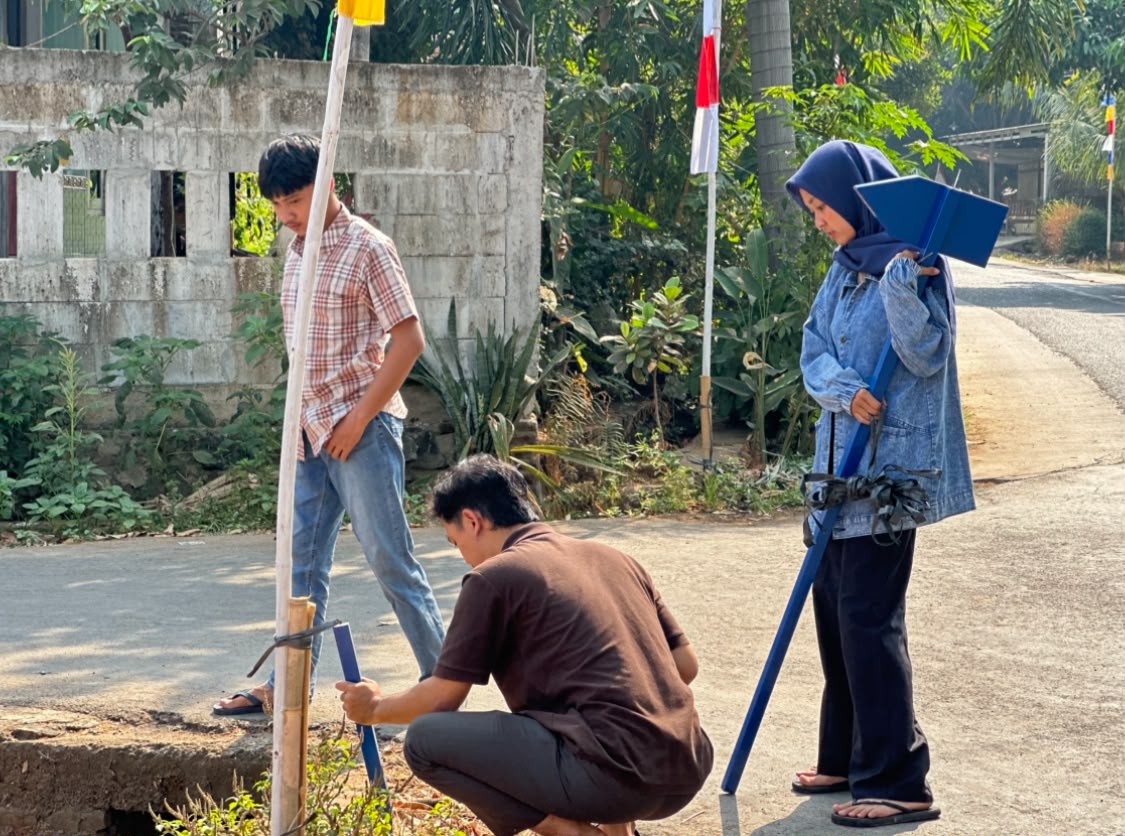 Pemasangan Plang Posko